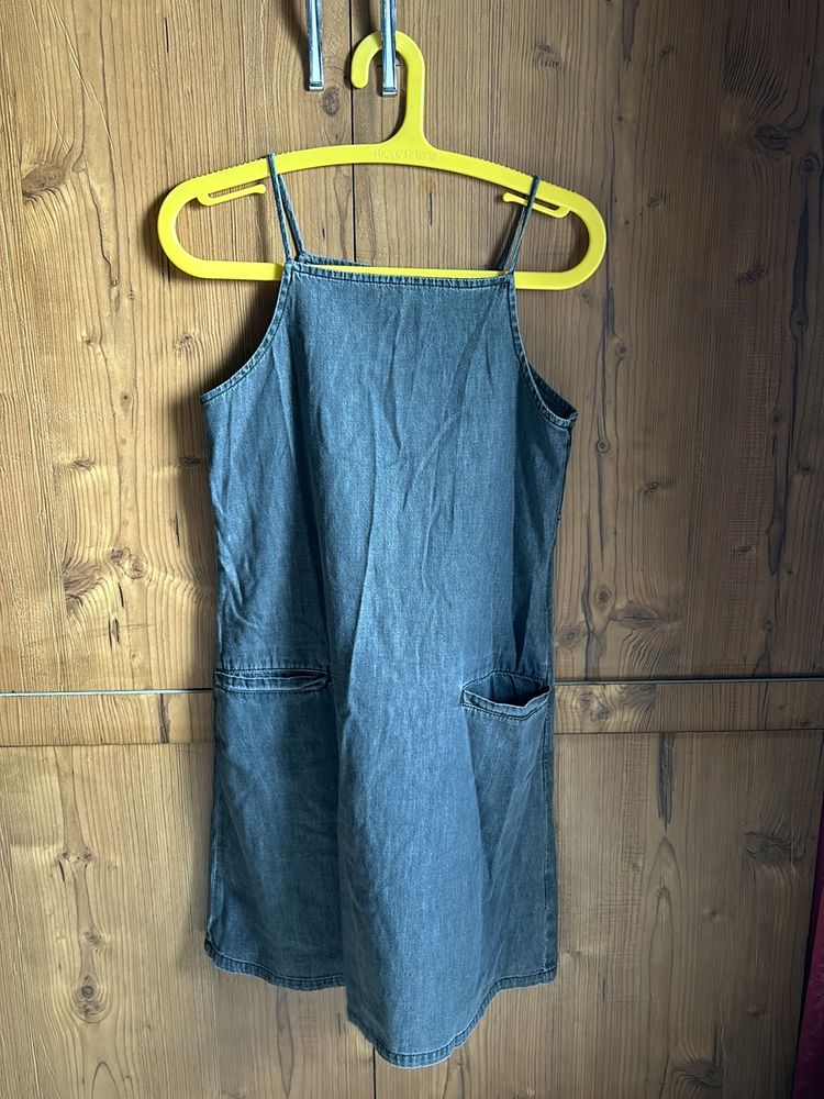 Denim dress - Grey