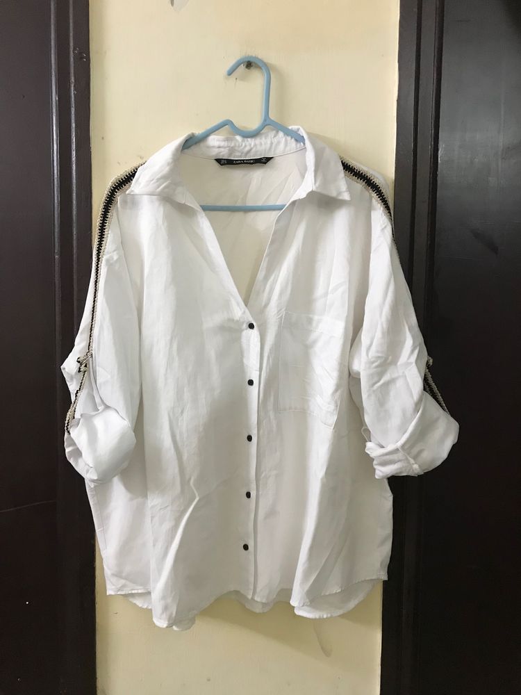 Zara Oversized Shirt Fits M-xL