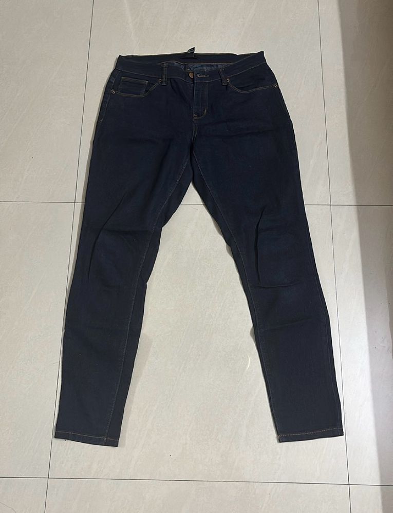 Forever 21 Navy Blue Denim