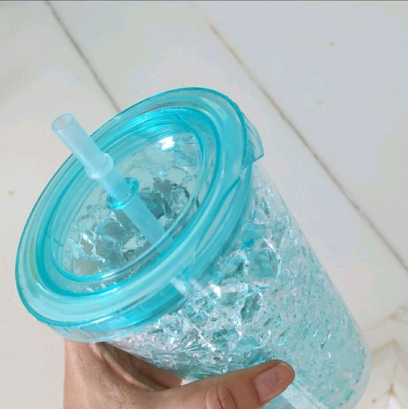 Sipper glass(Frosty Mason ice jar sipper)