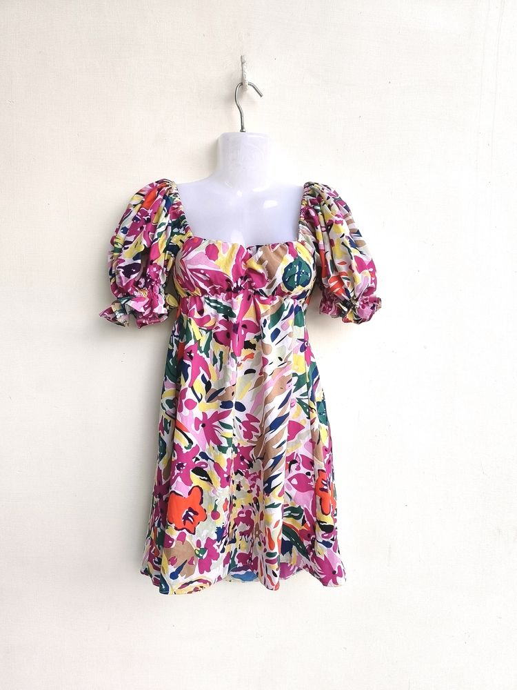 Flowers Print Dress 💕