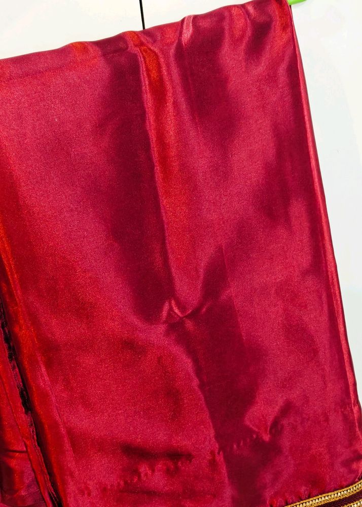 Silk Maroon Saree