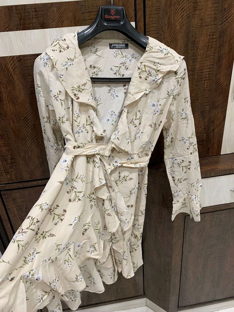 Floral Wrap Dress