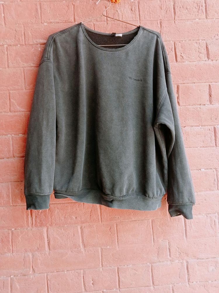 H&M Charcoal Sweatshirt Pinterest