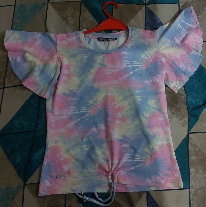 Vibrant Multicolor Girls Top – Stylish & Fun