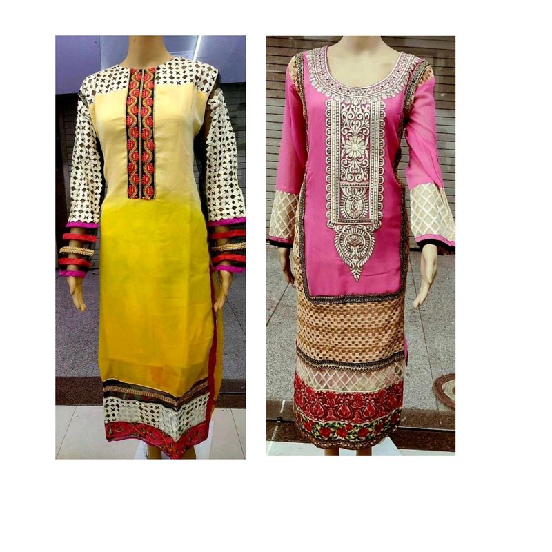 Women's Combo Long Kurti 😍😍