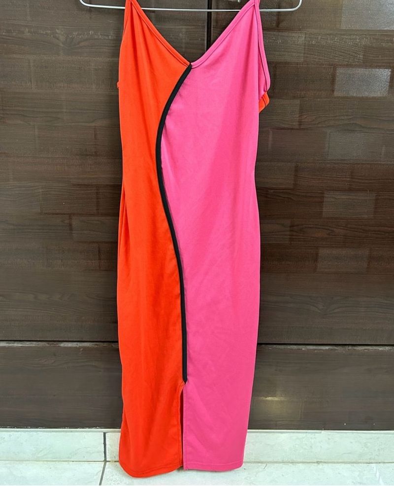 SHEIN two-coloured Stylish Dress