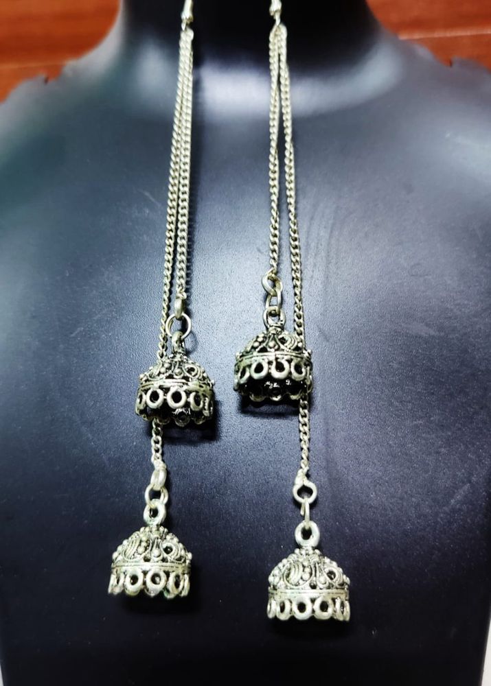 Super Long Double Chain Jhumki