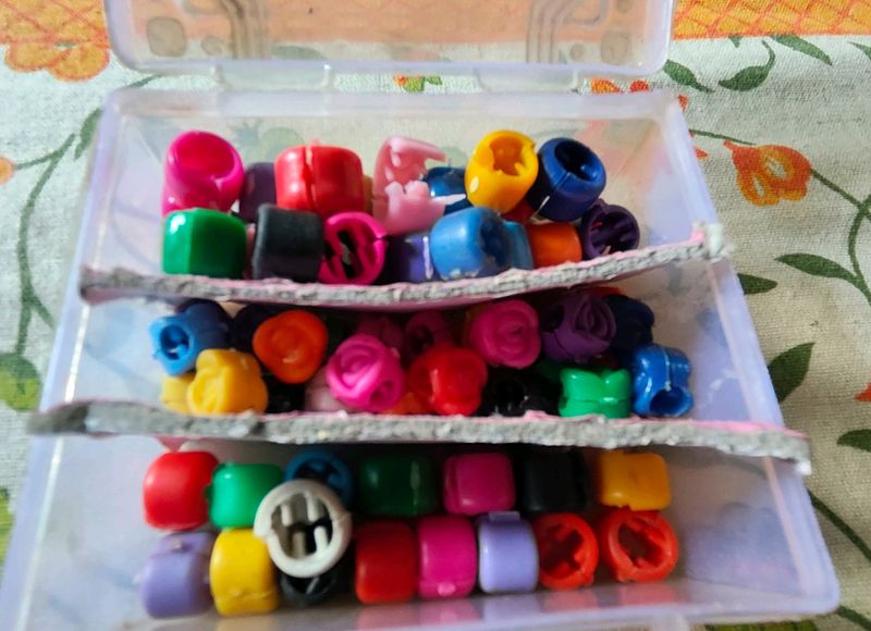 Colorful Rose Beads