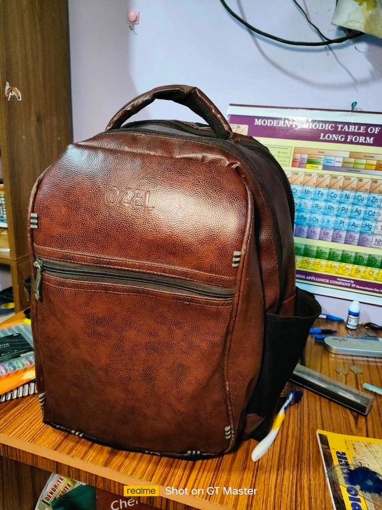 Leather Backpack For Men And Women 25L