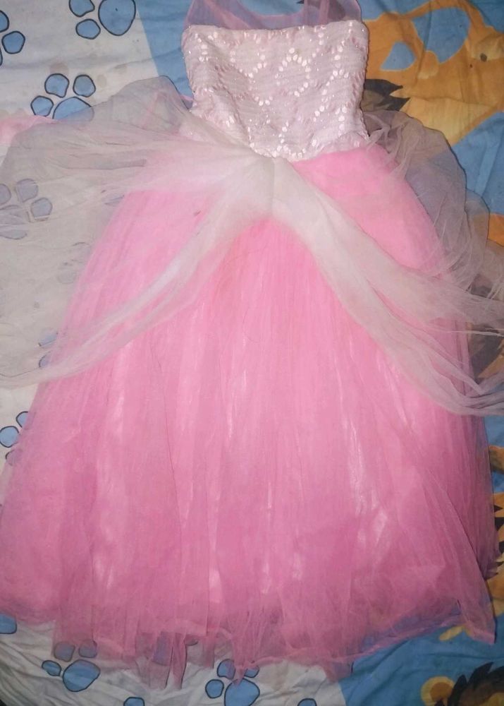 Pink Baby Girl Gown