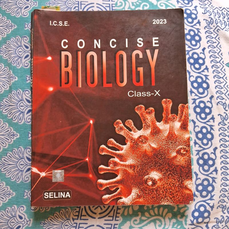 ICSE SELINA CONCISE BIOLOGY FOR CLASS 10 TEXTBOOK