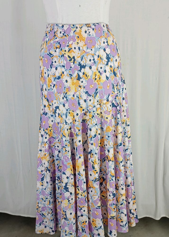 New Floral Lavender Skirt