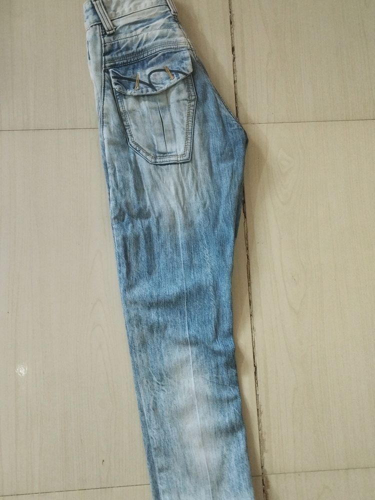 Light Wash Blue Denim