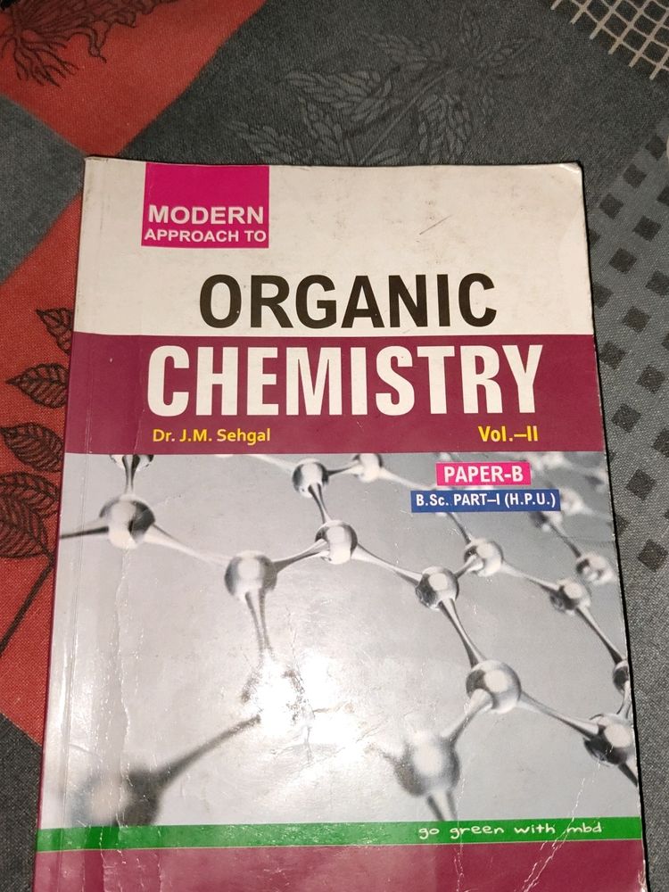 Organic Chemistry 1st Year Paper B