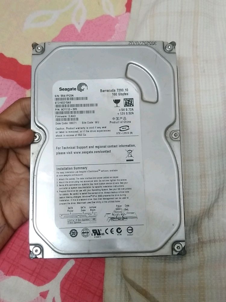 Not Working HDD😀only Motherboar Change Required.