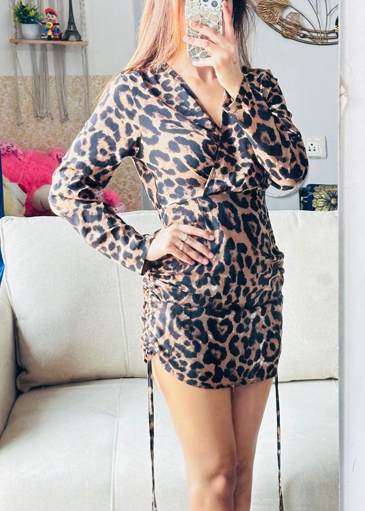 Leopard Print Adjustable Length Bodycondress