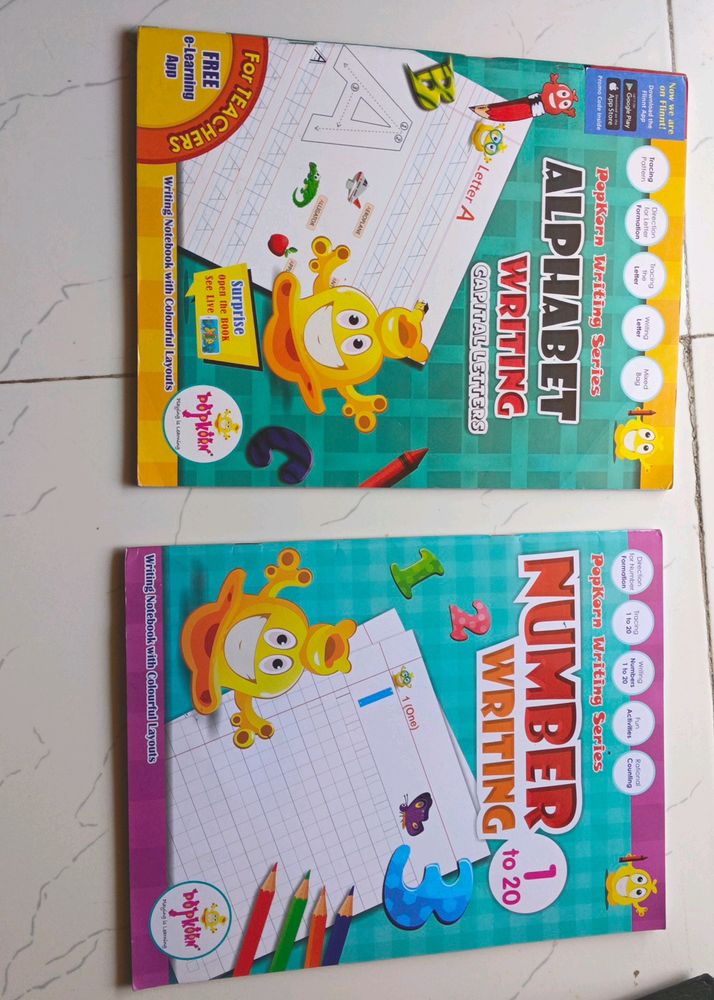 Alphabet And Numbers Tracing Book