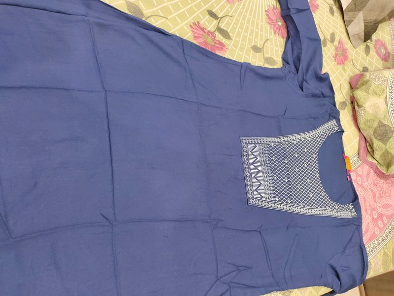 Blue Colour Kurta For Women