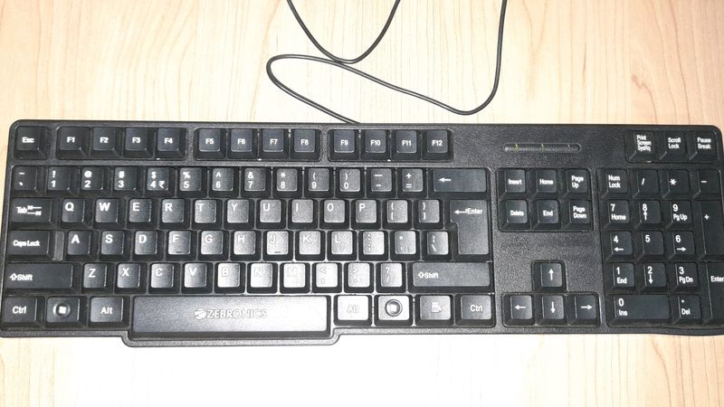 Zebronics Wired Keyboard