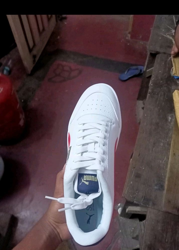 Puma White Premium Sneakers