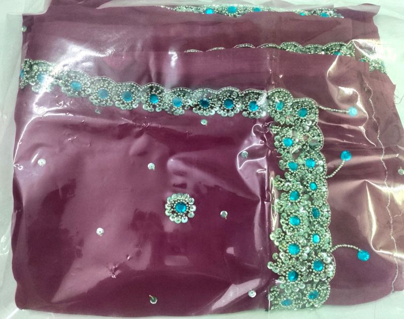 Saree Latkan Full Stone & Golden beads