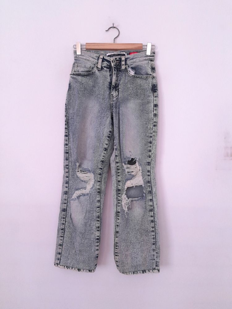 Blue Faded Jeans (Women's)