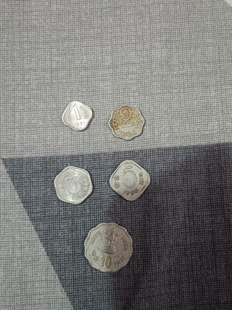 Old Coins 1,2,3,5,10 Paisa 🥰