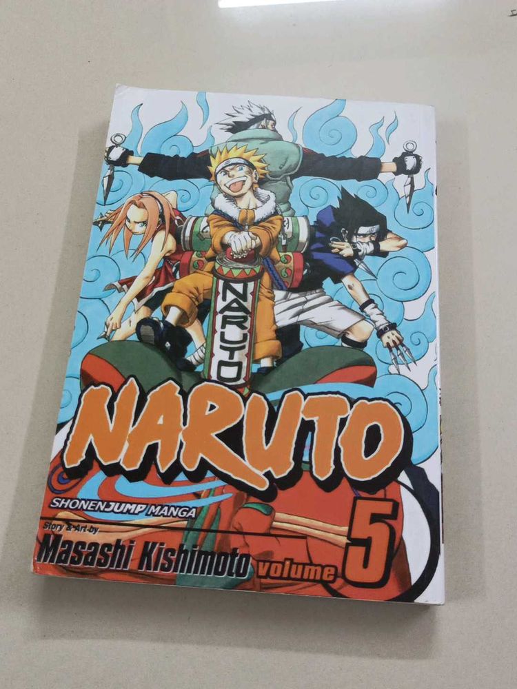 Naruto Volume 5 Manga Comics