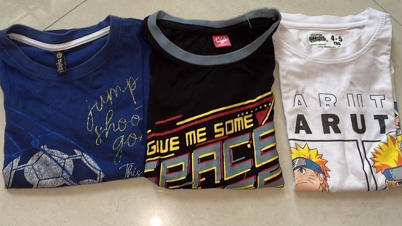 3 Tshirts For Boys