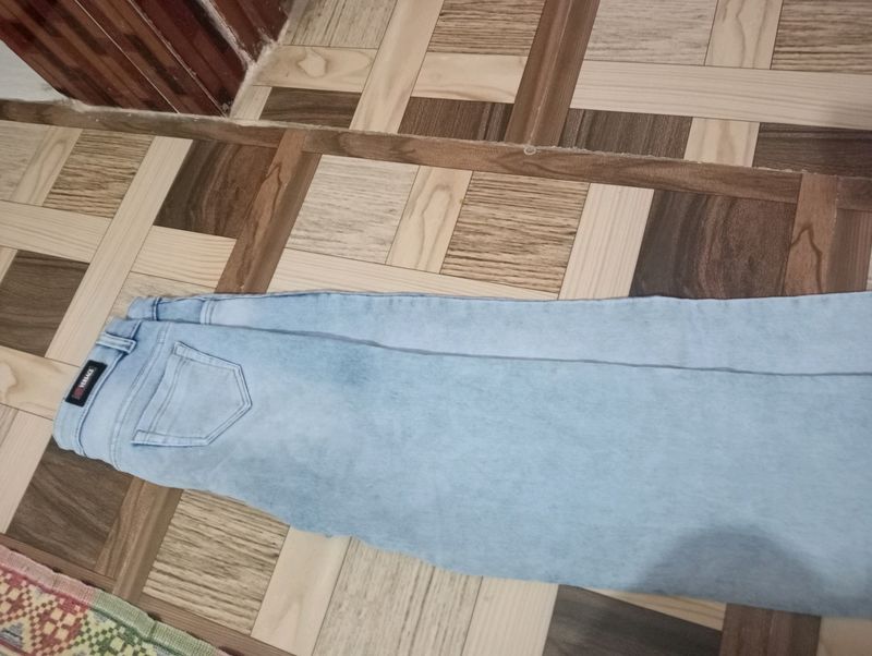 Blue Bootcut Jeans