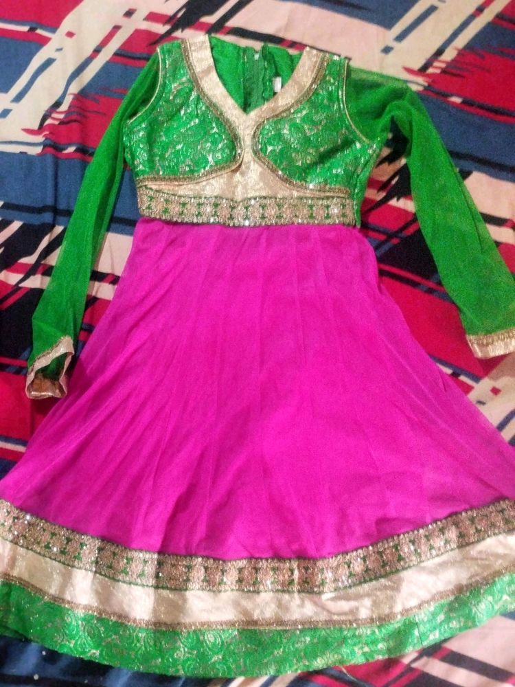 Anarkali For 30 Size (Kids)7years Above