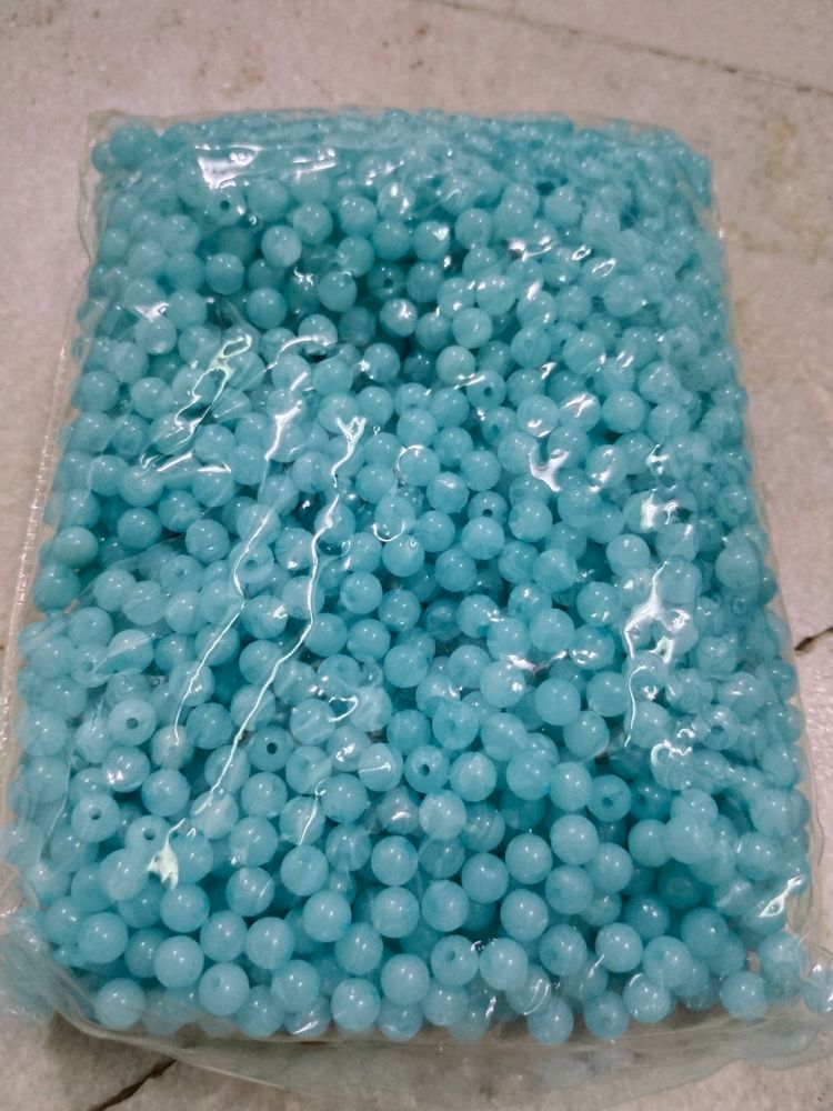 Half Kg Plastic Beads Size 8 Mm