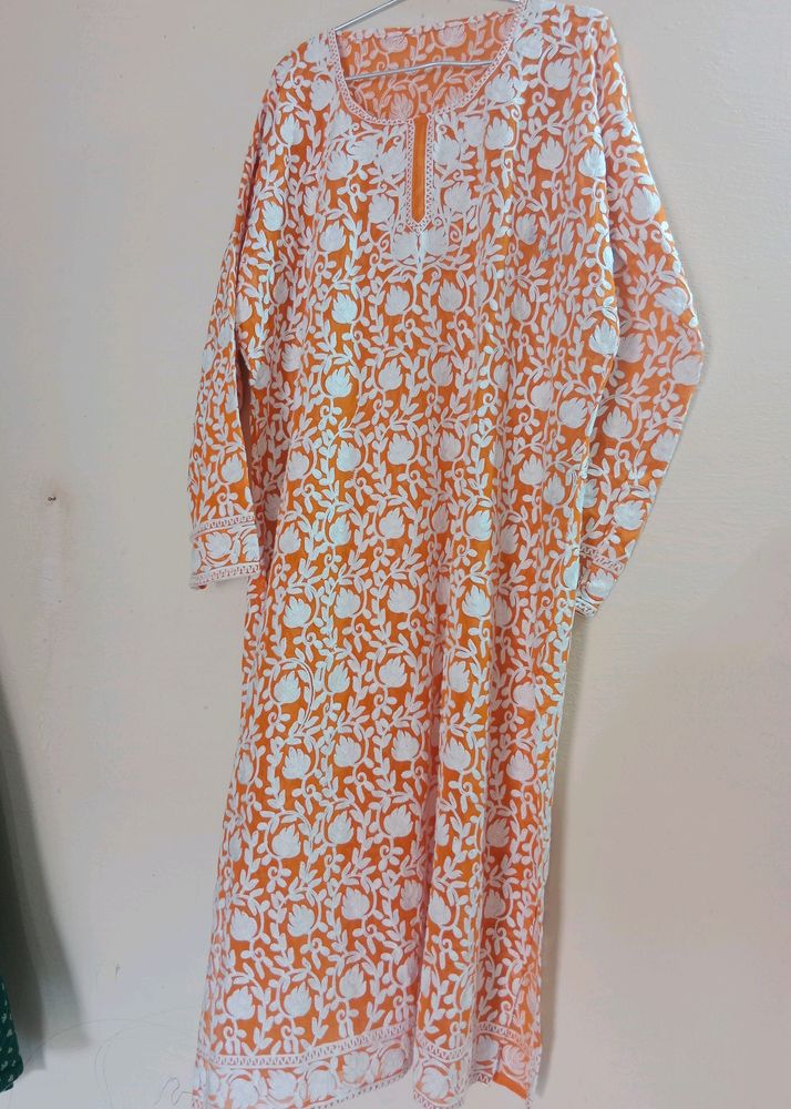 A-line Kashmiri Kurta