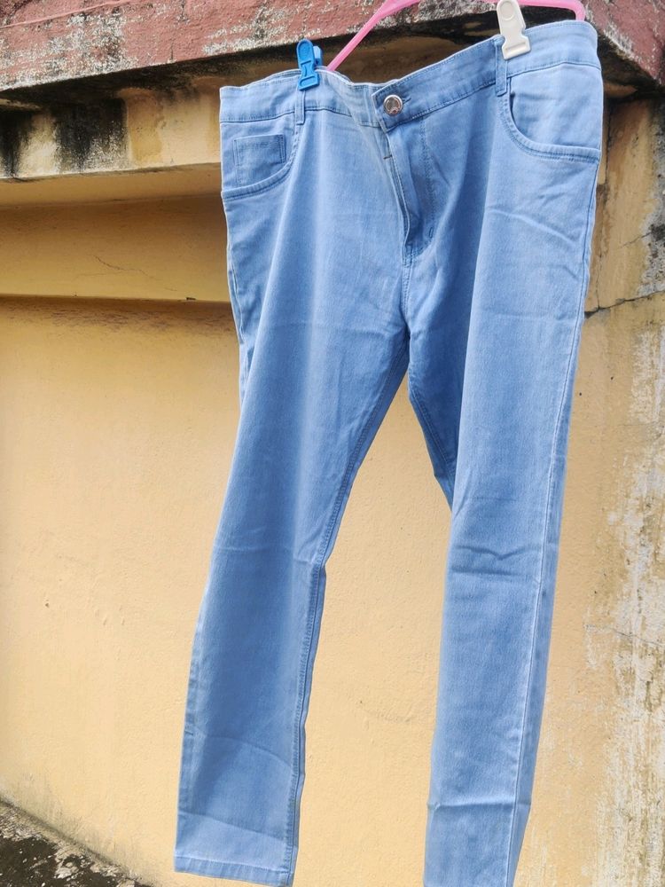 Light Blue Soft Denim For Women