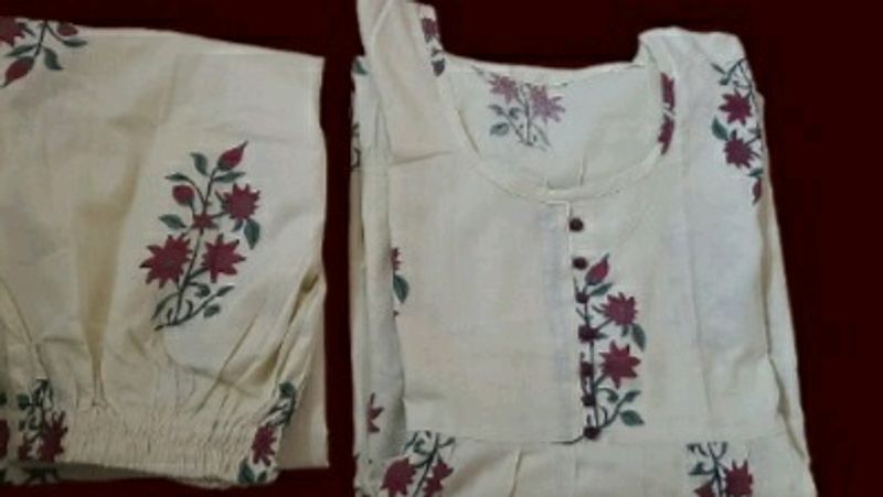 Brand New Naira Cut Kurti With Plazo Pants