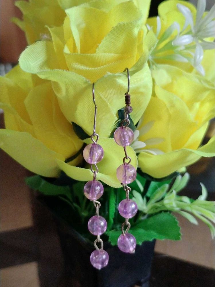 Rapunzel Purple Earrings