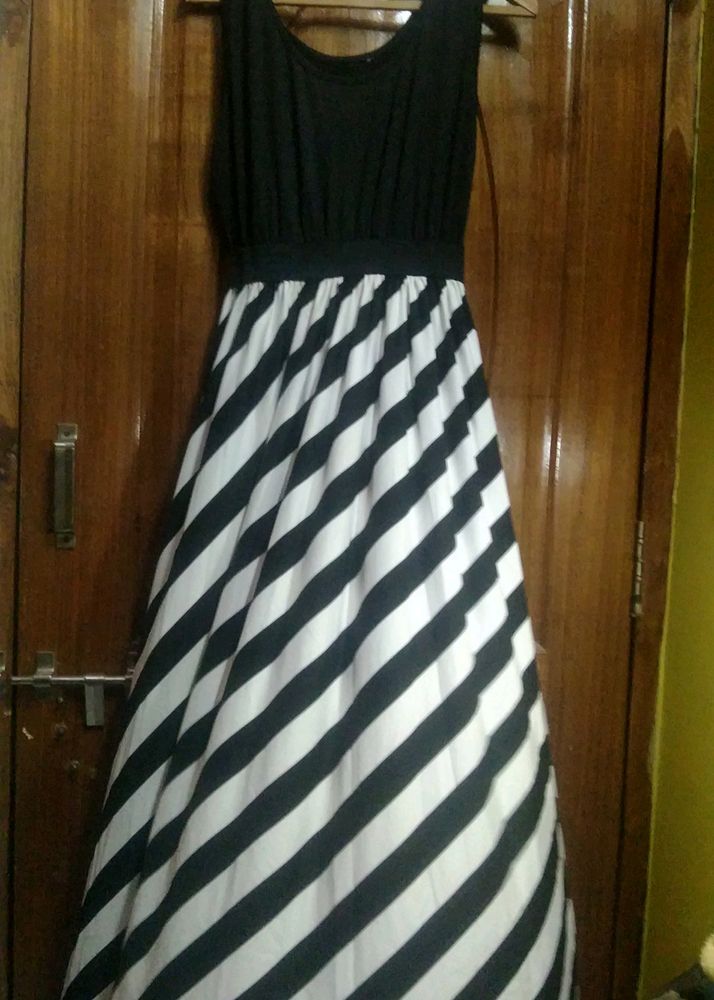 Black And White Gown