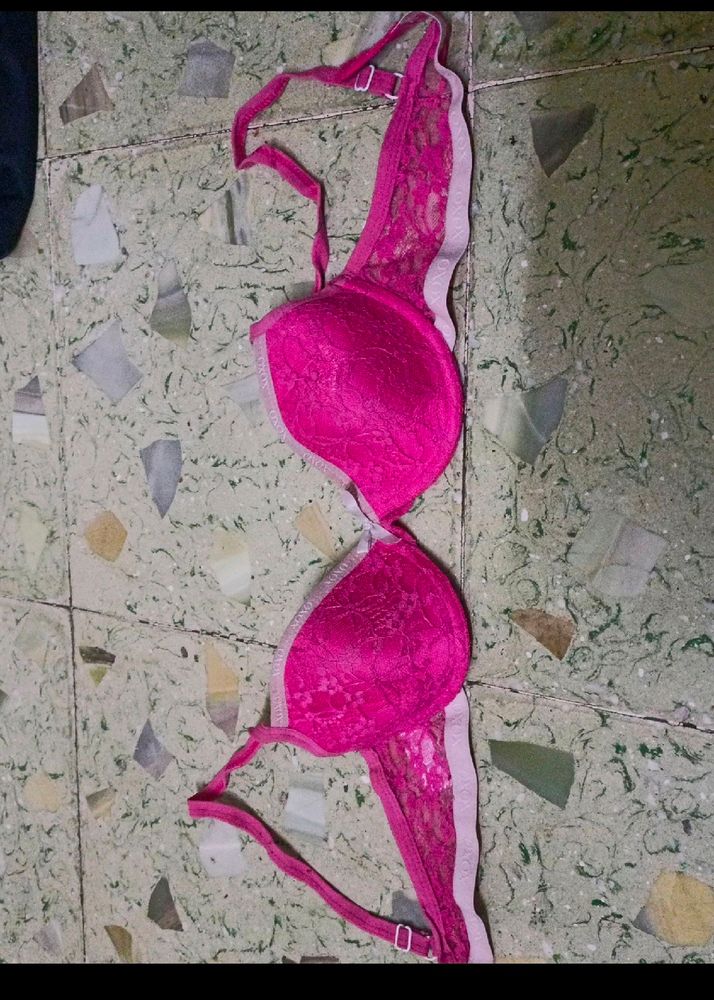 Pink Colour Bra