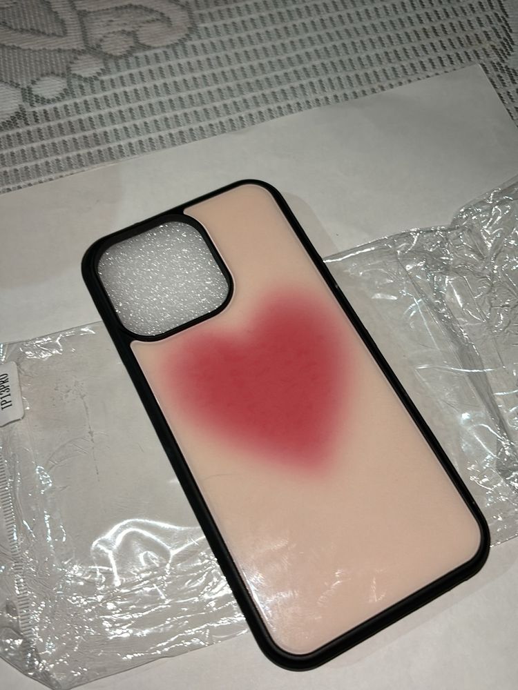 Pink Heart Case For 13 And 14 Pro