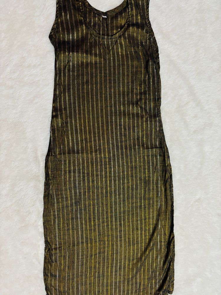 Olive Straight Kurta