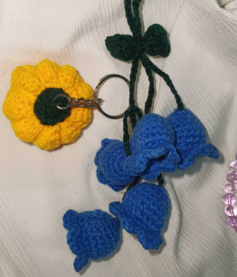 Handmade Crochet Bell Flower