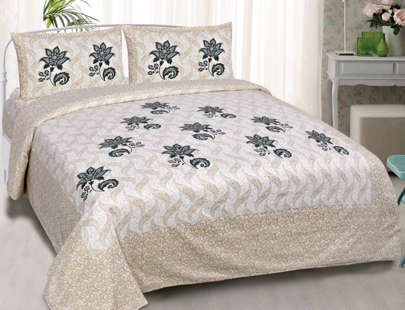 pure cotton bedsheet