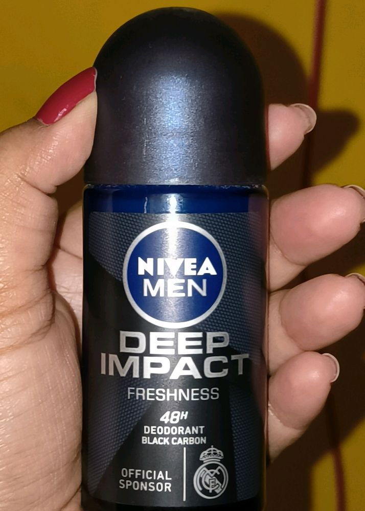 Nivea Deep Impact Freshess, Deodorant Roll On For Men, 50ml