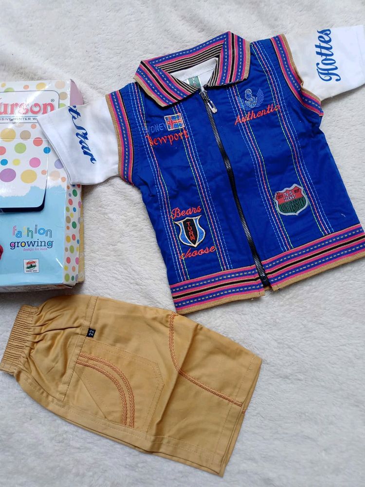 Boy Suit Set Dress New