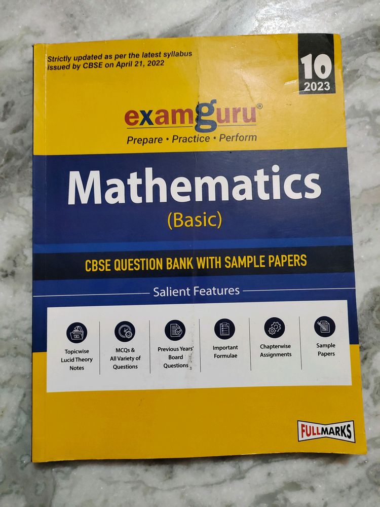 Examguru Class 10 Maths Basic Question Bank