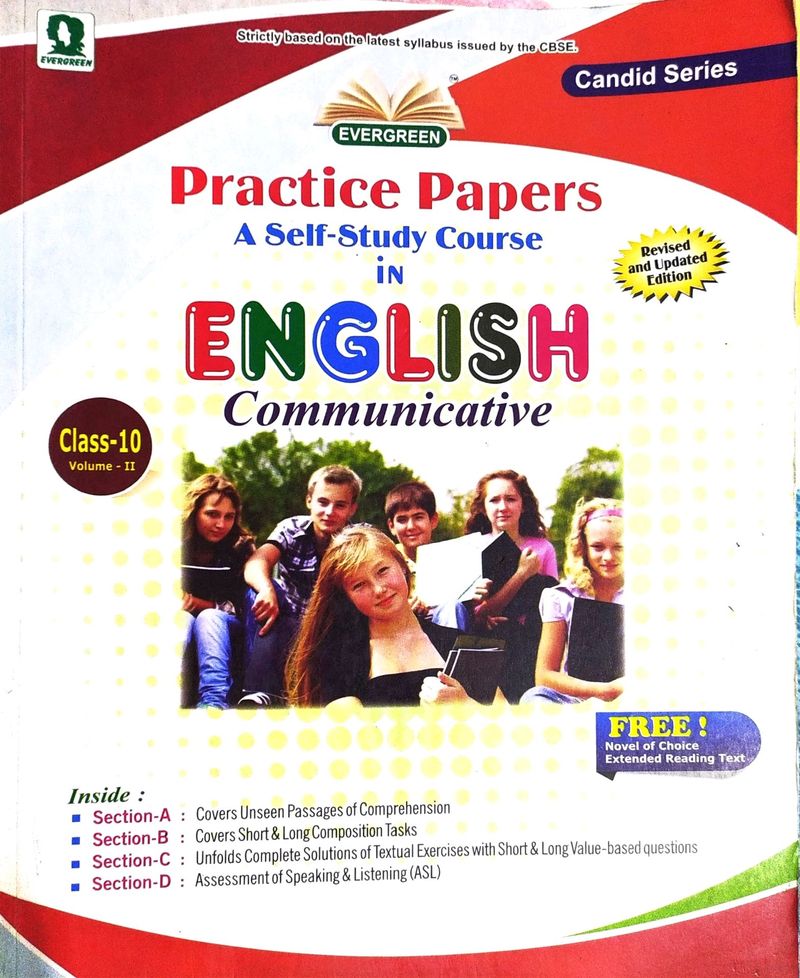 English Book for Class-10 (Literature+ Grammar)