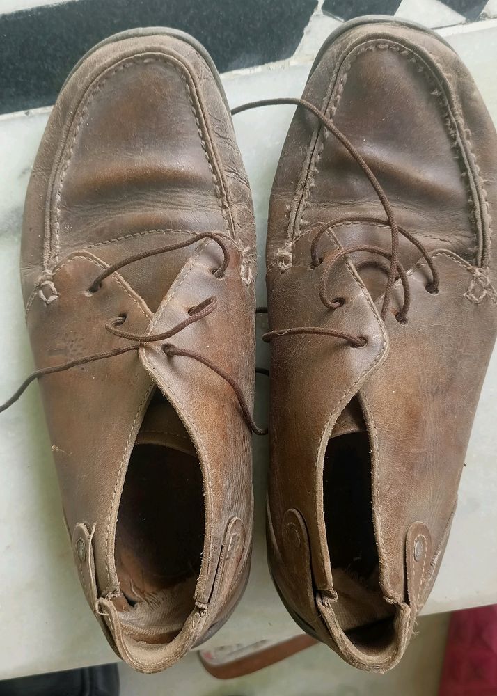 Brown Leather Formal Shoes