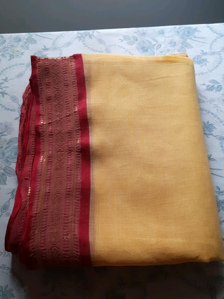 Yellow Bengal Cotton Tant