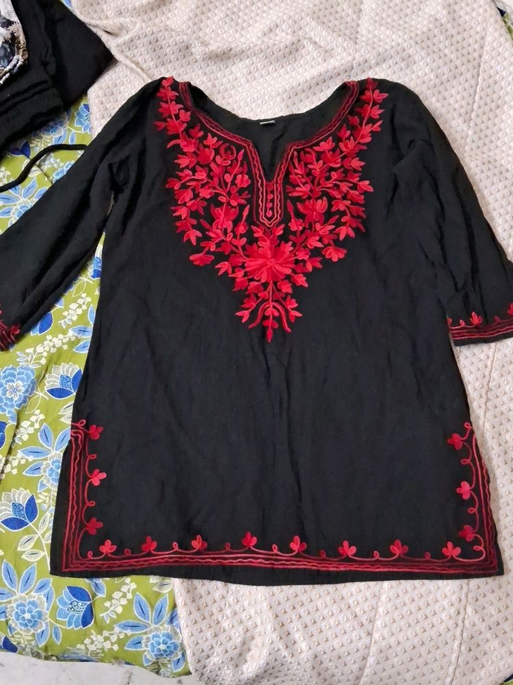 Black Short Kurti